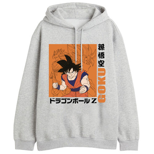 Sudadera gris con capucha Dragon Ball S