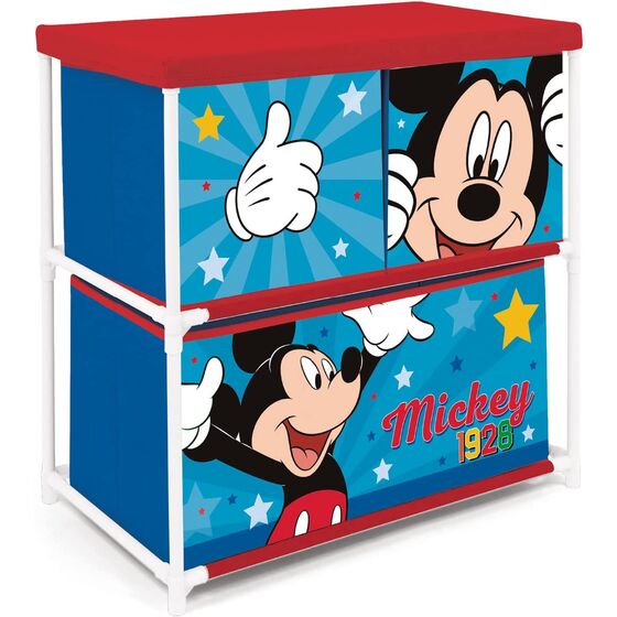 Estantería almacenaje 3 cajones Mickey Mouse Disney 53 x 30 x 60 cm