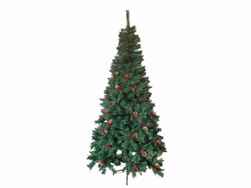 Árbol pino Navidad verde 210 cm 980 puntas