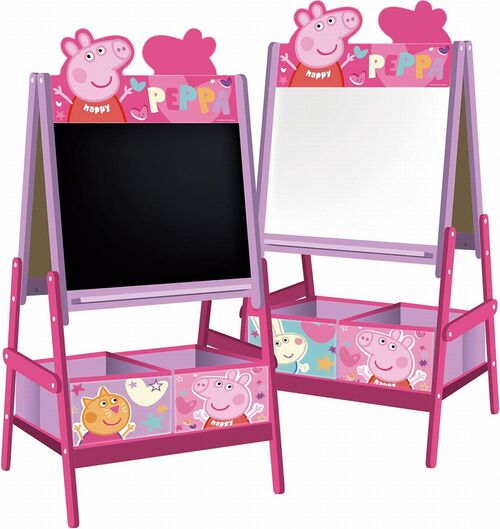 Pizarra doble almacenaje Peppa Pig 117 x 54 x 45 cm