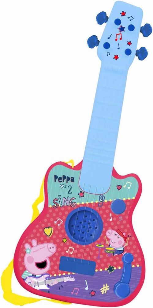 Guitarra infantil Peppa Pig 40 x 18 x 3 cm