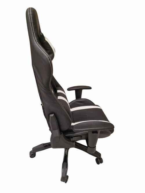 Silla Gaming profesional blanca y negra RQ8002