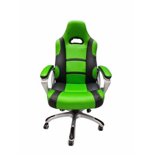 Silla Gaming verde y negra RQ8006