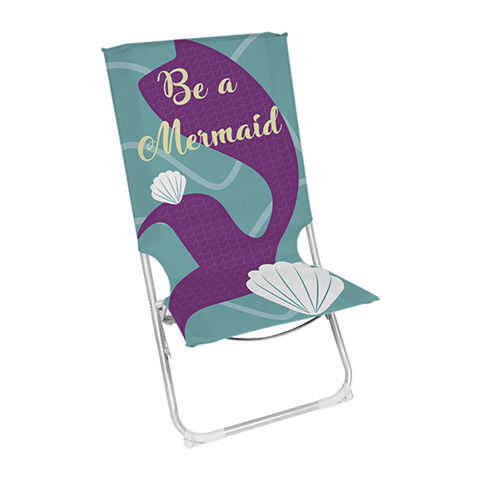 Tumbona plegable  "Be a Mermaid" 75 x 49 x 74 cm