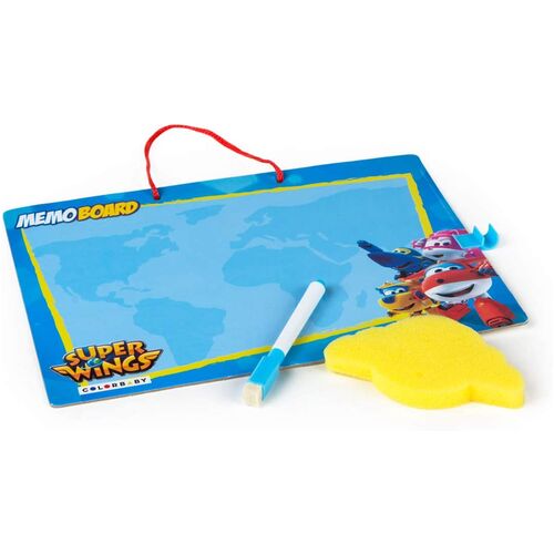 Pizarra y rotulador Super Wings 28 x 20 cm