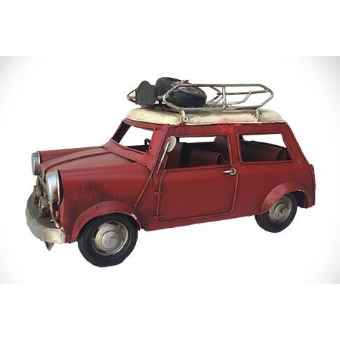 Coche vintage VW "Traveller" 25 x 14 x 11 cm