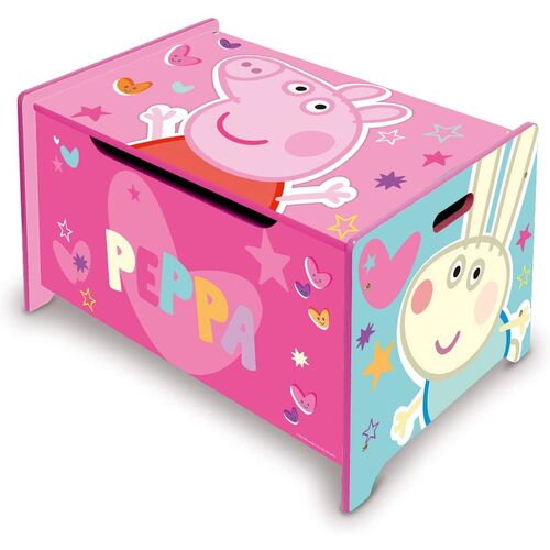 Juguetero madera Peppa Pig 62 x 40 x 37 cm