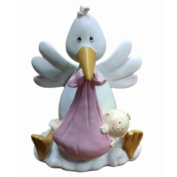 Figura pastel Cigüeña Pita 20 cm