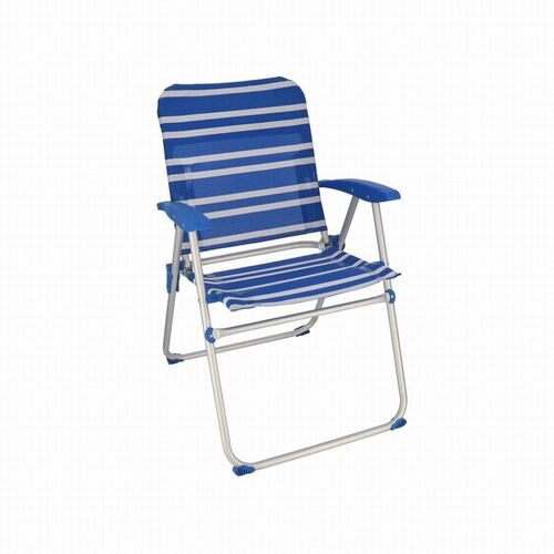 Silla playa aluminio plegable 66 x 57 x 89 cm