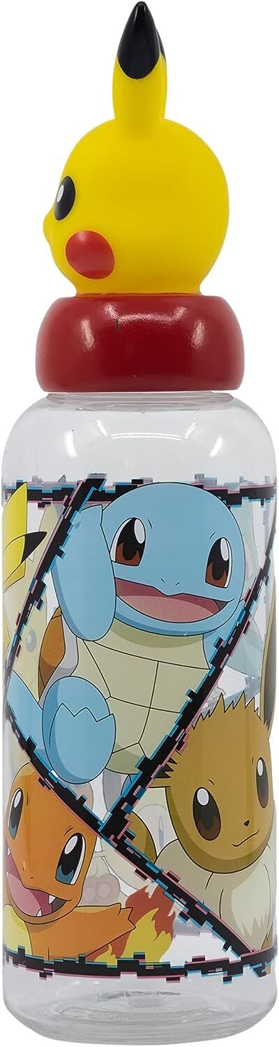 Botella cantimplora 3D plástico Pokemon Pikachu 560 ml