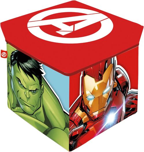 Taburete contenedor Los Vengadores Marvel 30 x 30 x 30 cm