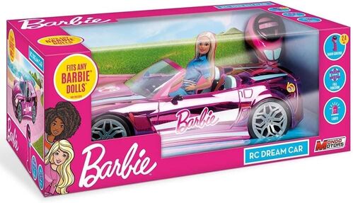 Coche radio control Barbie 40 x 17.5 x 12.5 cm