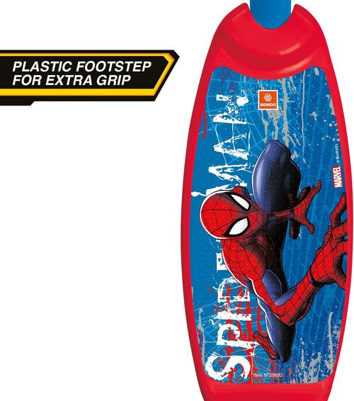 Patinete 3 ruedas Spiderman Marvel Mondo