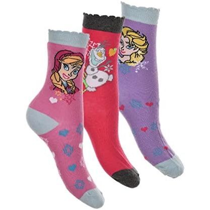 Set 3 pares calcetines Frozen talla 31/34