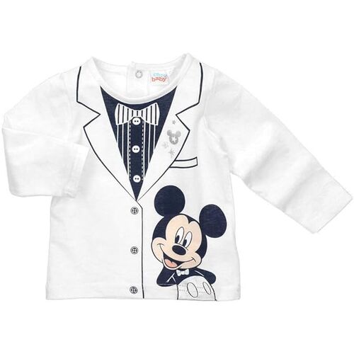 Camiseta Smokin Mickey Mouse Disney BLANCO 6 Meses