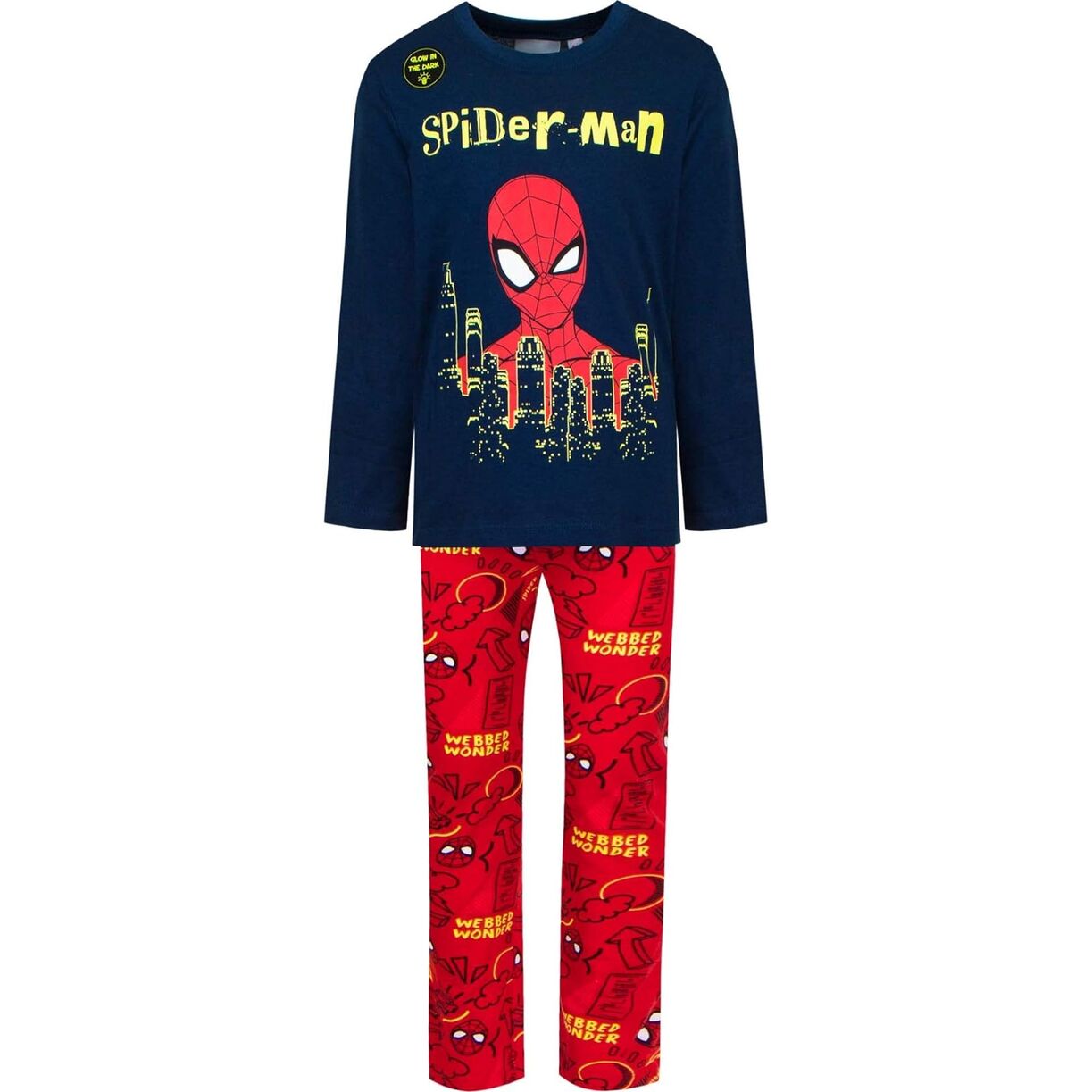 Pijama largo azul Spiderman Marvel 3 años