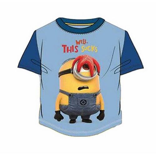 Camiseta manga corta Minions 3 años