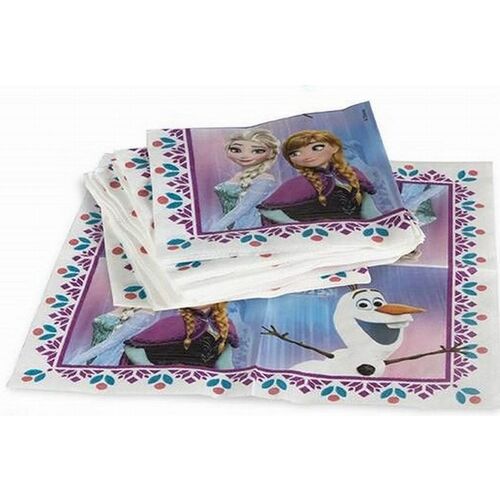 Pack 20 servilletas Frozen 33 cm