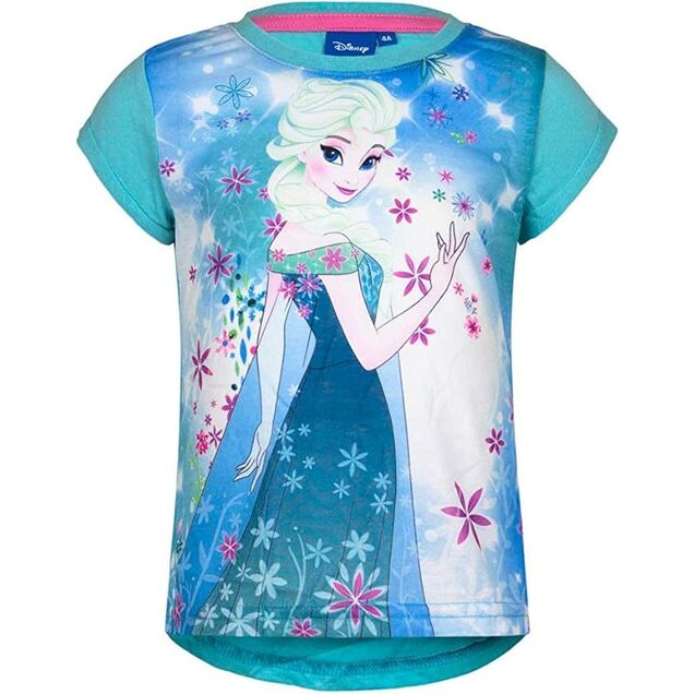 Camiseta manga corta Frozen 4 años