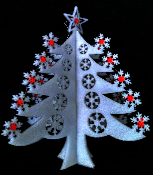 Espuma decorativa árbol de navidad 50 cm