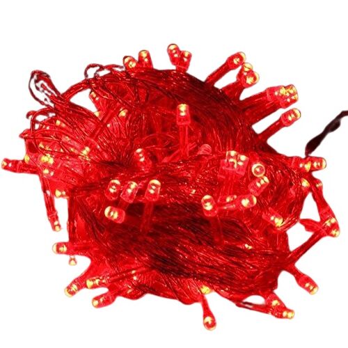 Guirnalda cordón LED uso doméstico 10m color rojo 220V