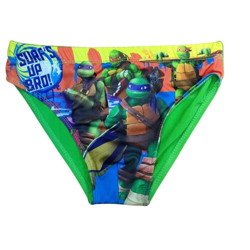 Baador Slip verde Tortugas Ninja 6 aos