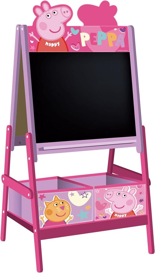 Pizarra doble almacenaje Peppa Pig 117 x 54 x 45 cm