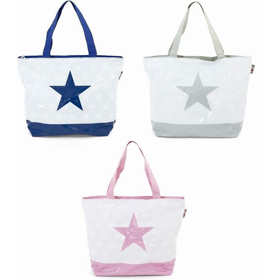 Bolsa playa Star Azul 52 x 40 cm