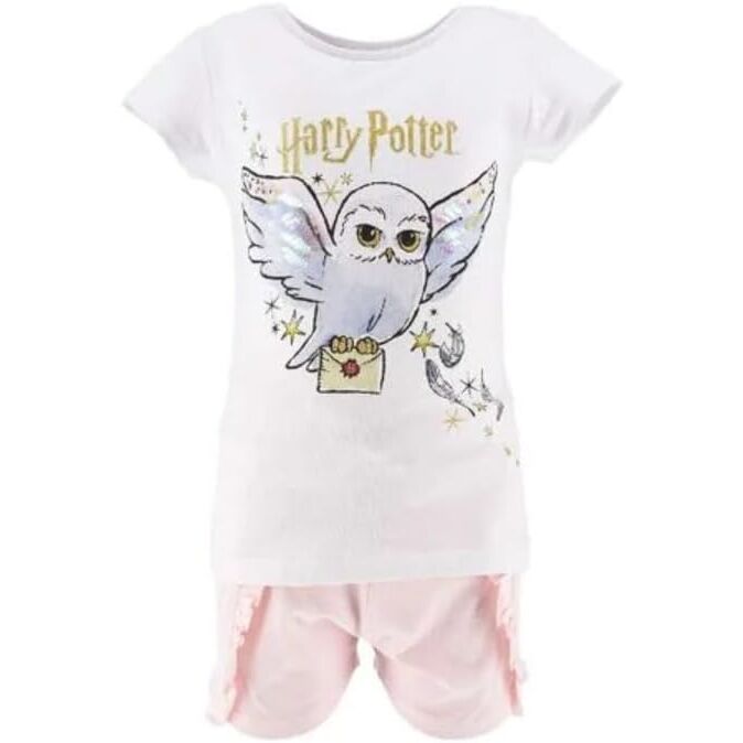 Conjunto verano dos piezas blanco Harry Potter 3 años