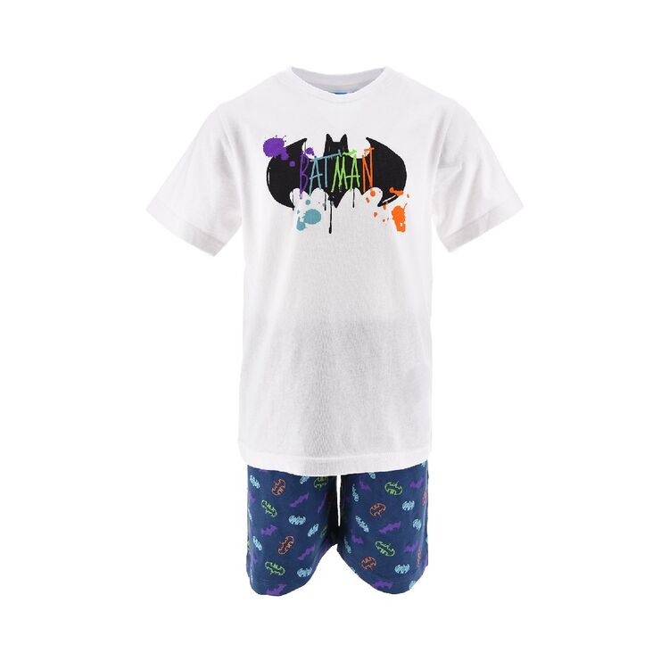 Conjunto verano dos piezas blanco Batman DC Comics