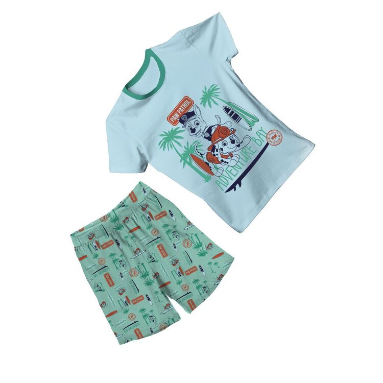 Conjunto verano dos piezas azul claro Paw Patrol