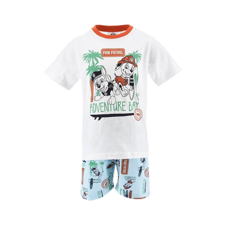 Conjunto verano dos piezas blanco Paw Patrol 3 años