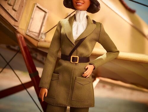 Muñeca articulada Barbie "Bessie Coleman aviadora"