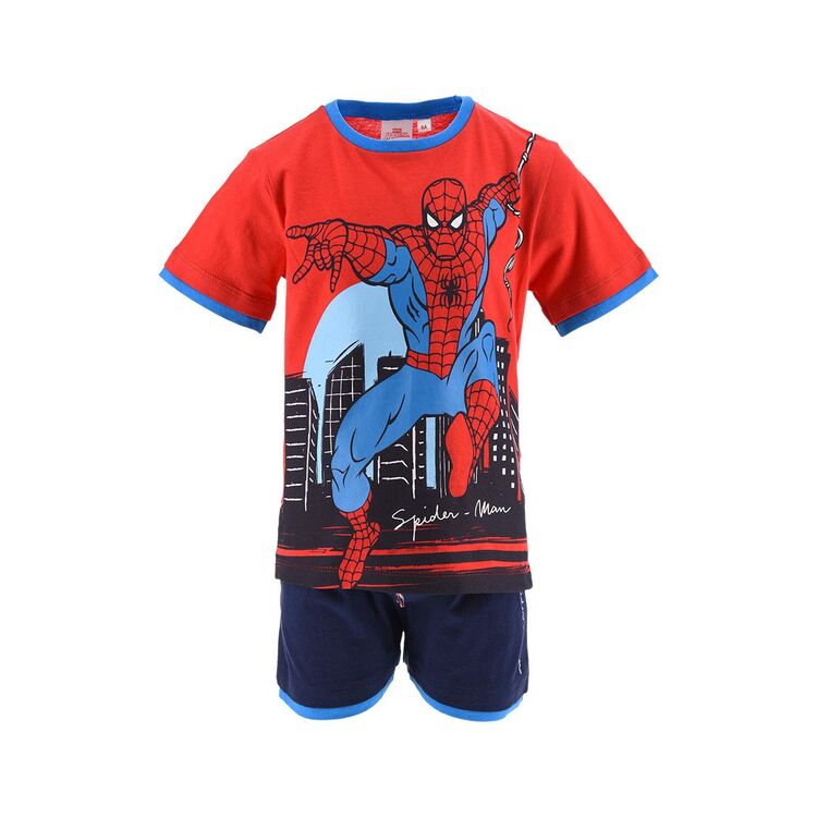 Conjunto verano dos piezas rojo Spiderman Marvel