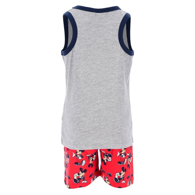 Conjunto verano dos piezas gris Mickey Mouse Disney