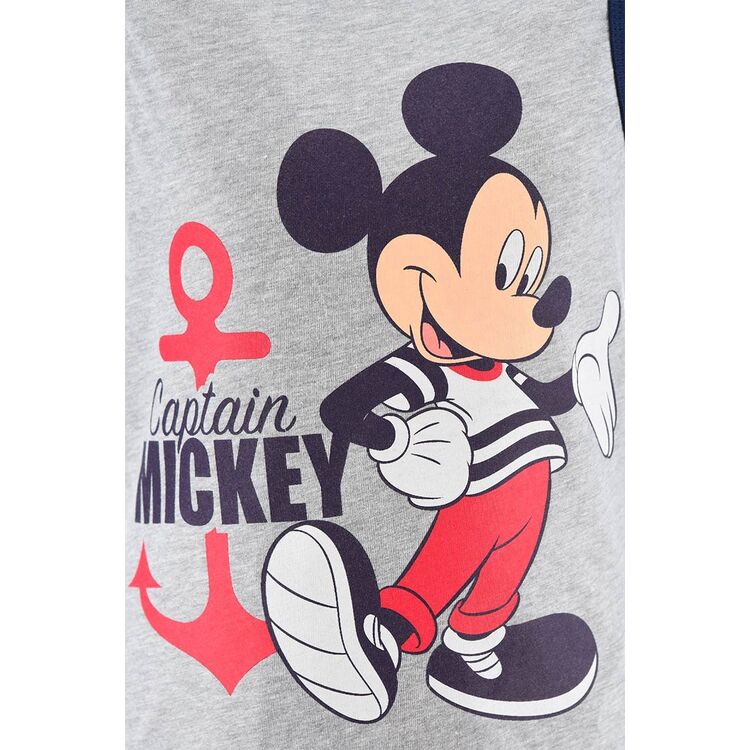 Conjunto verano dos piezas gris Mickey Mouse Disney