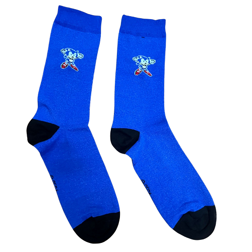 Calcetines adulto azules Sonic