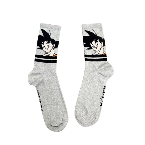 Calcetines adulto gris Sport Dragon Ball