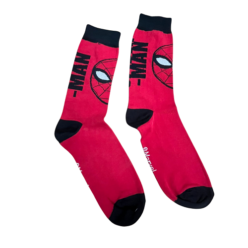 Calcetines adulto rojo Spiderman Marvel