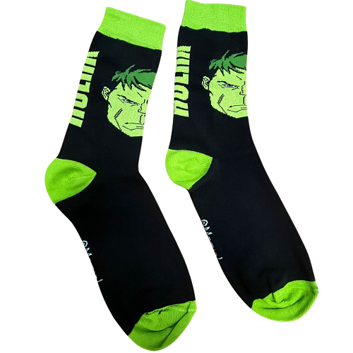 Calcetines adulto verde Hulk Marvel