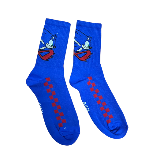 Calcetines adulto azules Sonic