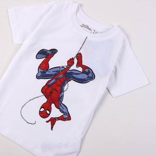 Camiseta manga corta blanca Spidey Marvel 2 años