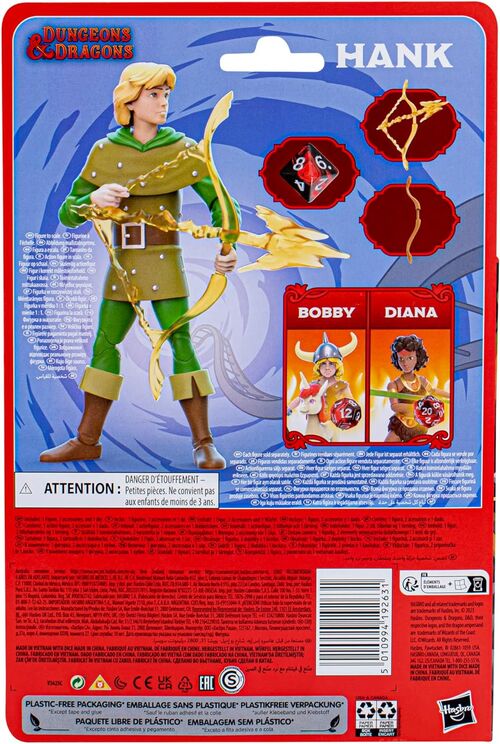 Figura articulada Dungeons & Dragons "Hank The Ranger" 15 cm