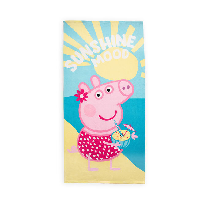 Toalla playa piscina microfibra Peppa Pig 70 x 140 cm