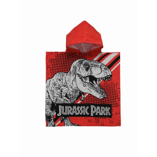 Poncho microfibra piscina playa Jurassic World 55 x 100 cm