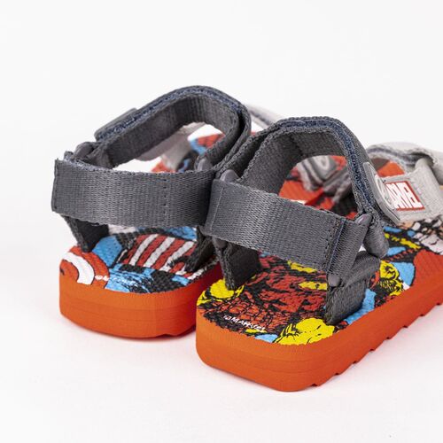 Sandalias casual velcro Los Vengadores Talla 25