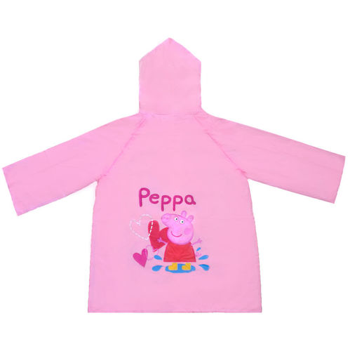 Impermeable Corazones Peppa Pig