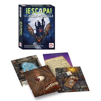 Juego de mesa ''Escapa. El castillo de Drácula''