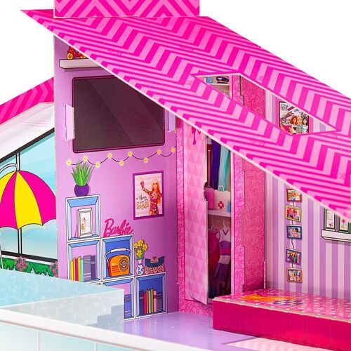 Barbie villa de verano con muñeca