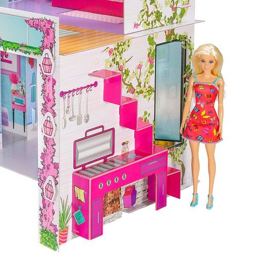 Barbie villa de verano con muñeca